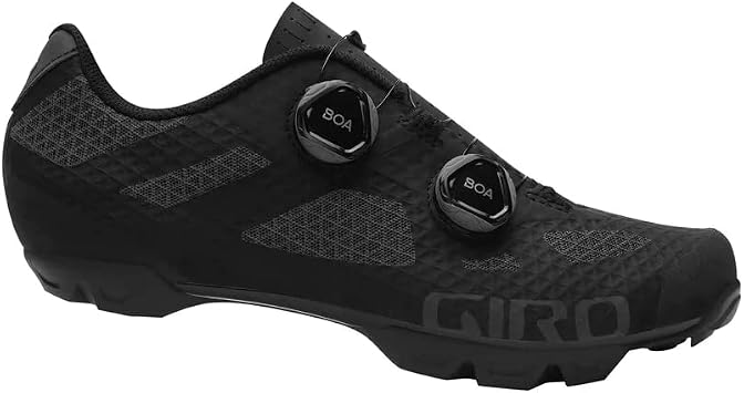 Giro Sector Mens Mountain Bike Shoe, Black/Dark Shadow, US 8 / EU 41