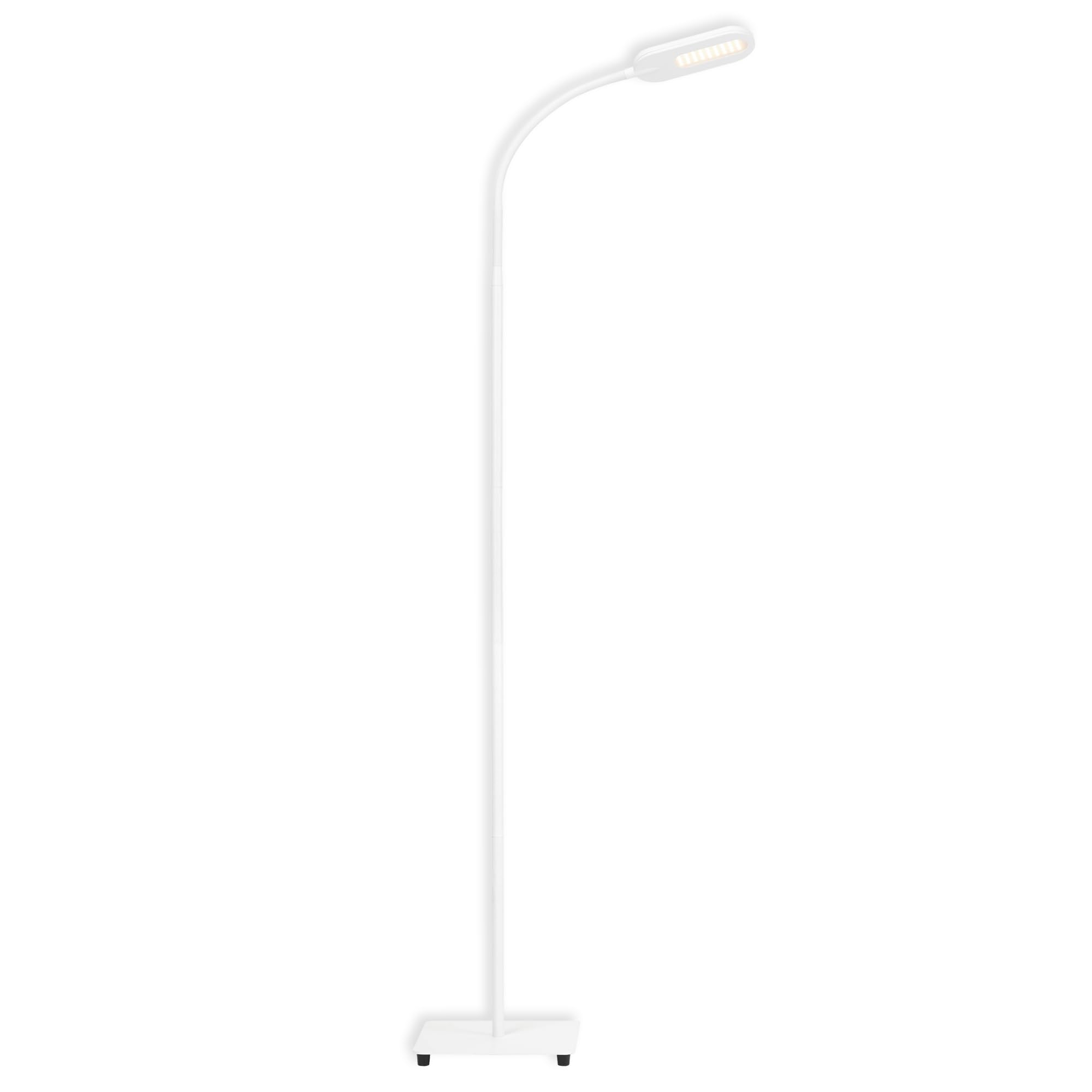BRILONER LED-Stehlampe mit Touchdimmer, 600 lm, 3000–6500 K, Weiß
