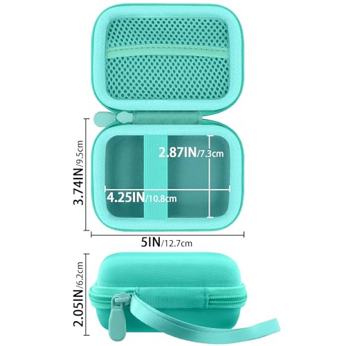 Funda para cámara digital compatible 5.08x3.94x2.36 in verde miniatura 6