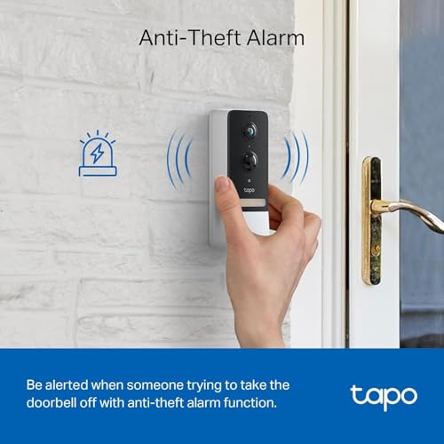 Tapo D230S1 2K 5MP Battery Video Doorbell Wireless, Security Camera Doorbell, Ring Chime Included, Color Night Vision, Head-to-Toe View, 6-Month Battery, IP64, Cloud &Local Storage, No Monthly Fee - Image 11