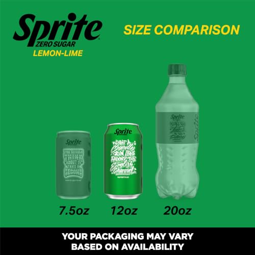 Image of Sprite Zero Sugar Lemon-Lime Caffeine-Free Soda Cans, 12 fl oz, 12 Pack