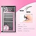 Beauty7 Mixed Volume Under Bottom Lower Individual False Eyelash Extension Tray Matte Synthetic Mink Lash (0.15 Thickness, J Curl)