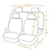KKmoon 9pcs Fundas Asientos Coche Universales para Delanteros y Traseros,Cubierta Asientos Transpirables...