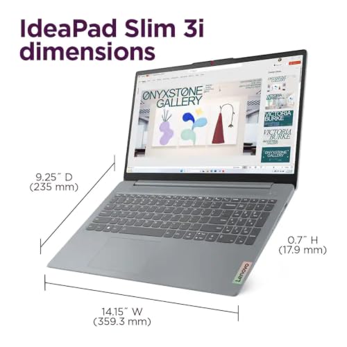 Image of Lenovo 15.6 inch IdeaPad Laptop, Intel i3 Processor, 8GB /128GB, Windows 11