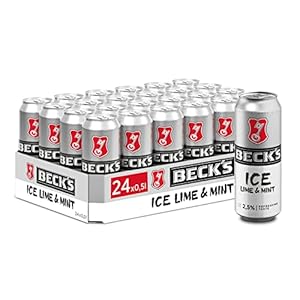 BECK’S Ice Lime & Mint Dosenbier EINWEG (24 x 0.5 l), Biermischgetränk