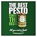 Sacla Basil Pesto alla Genovese 6.7oz Glass Jar | Imported from Italy | Italian Pesto Sauce made from Italian Basil, Parmigiano Reggiano and Olive Oil | No Preservatives