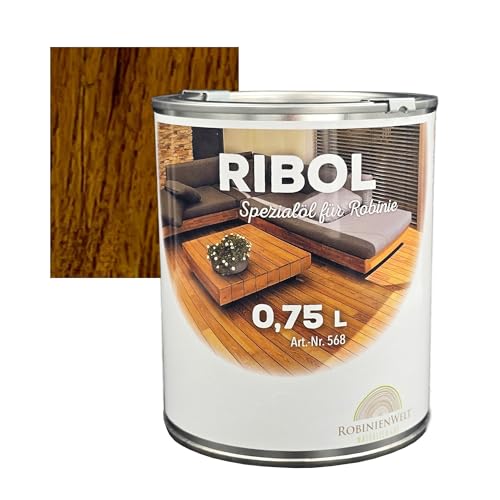 RIBOL Holzschutz-Öl Farbe: \"BONGOSSI\" für Harthölzer (z.B. Robinie, Eiche, Teak u.v.m.), Nr. 569-439-075, 0,75 Liter (für max. 17qm) RIBOL Holzschutz-Öl Farbe: \"BONGOSSI\" für Harthölzer (z.B. Robinie, Eiche, Teak u.v.m.), Nr. 569-439-075, 0,75 Liter (für max. 17qm)