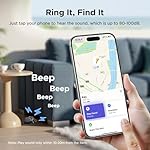 UGREEN FineTrack Air Tracker Tags (iOS Only) 4 Pack, 2-Year Replaceable Battery Bluetooth Tracker Compatible with Apple Find My, Item Finder Smart Tag for Keys, Luggage - [Apple Find My Certified] - Image 4