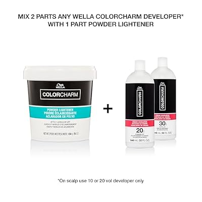 COLORCHARM Powder Hair Lightener | Up to 7 Levels of Lift | Dust Free | Packaging May Vary