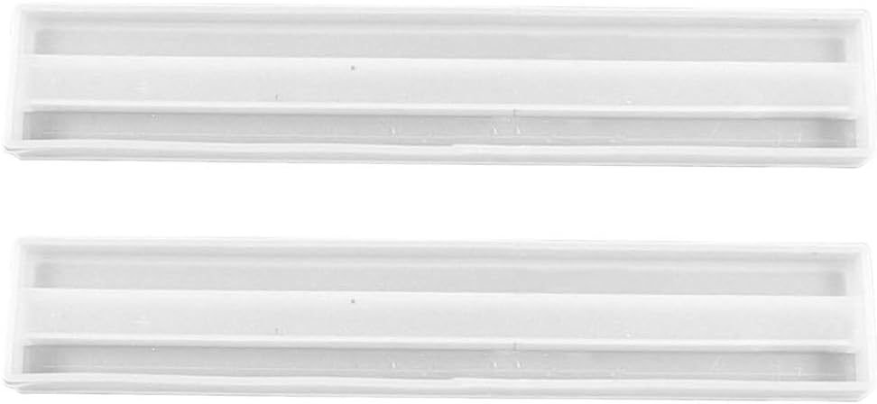 SEWACC Silicone Domino Stand Mold - 2Pcs Domino Rack DIY Resin Molds for Crafting Flexible and Non-Stick Perfect for Family Fun and Creative Projects