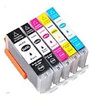  illicoencre-Compatibles Cartouches Remplacement HP 364 364XL Photosmart 5510 5512 5515 5520 6510 6520 B110a B109a Deskjet Officejet Pack 5 (1X Noir, 1x Noir Photo, 1X Cyan, 1X Magenta, 1X Jaune)