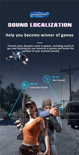 VEHOP GAMO TWS Earbuds, Gaming Earbuds with RGB LED Gaming Design. 30 Hours Playtime, Bluetooth 5.0 + ENC Clarity, 13mm HD BASS Drivers, IPX7... - Image 5