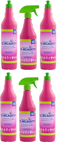 El Milagrito Desengrasante Lotes Imbatibles (4 Unidades Pitorro 1L + 2 Unidades Pistola 750ml)