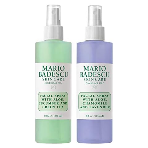 Mario Badescu Facial Spray Set with Aloe, Chamomile & Lavender, Cucumber & Green Tea Cover