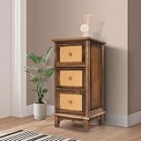 Design vintage ed estetica: le venature naturali del legno di Paulownia combinate con la superficie marrone retrò conferiscono a qualsiasi stanza un fascino senza tempo e un'atmosfera accogliente
