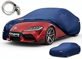 Kaugung Custom Fit Car Cover for Toyota Supra & GR Supra, Heavy Duty Waterproof All Weather Outdoor Protection, Breathable Full Exterior Cover with Vent, Rain Sun Snow UV Proof