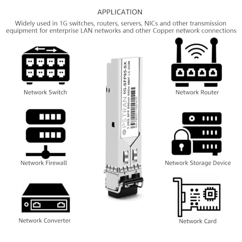 Image of 1.25G SFP SX 1000Base-SX Multi-Mode Mini GBIC 850nm MMF 550m LC DOM Transceiver Module for Cisco GLC-SX-MMD GLC-SX-MM SFP-GE-S Ubiquiti UF-MM-1G Finisar D-Link Brocade and More