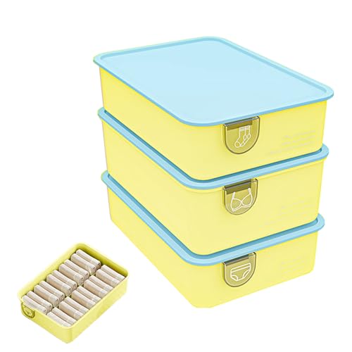 Organizzatore per cassetti in biancheria intima, separatore per vestiti per bambini | Set di organizzatori per cassetti con separatore per calze, biancheria intima, gioielli e