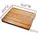 Seville Classics Bamboo Premium Wood Cutting Board Serving Tray w/ 7 Color-Coded BPA-Free Mats, for Chopping Bread, Cheese, Fruits, Vegetables, Meats, Charcuterie (PATENTED), Bamboo