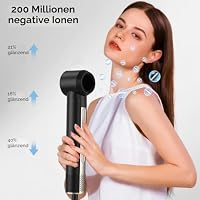 Neueste 6 in 1 Hairstyler set, Pro Airstyler 1400w Ionen Föhn, 110000 U/Min Auto Multi-Funktions-Lockenstab, Professioneller Warmluftbürste, Haarstyler für Volumisieren, Glätteisen, Locken und Föhnen – Ansicht 3