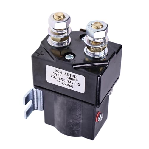 Lesurey Contactor Relay 24V 80A 3740131 260208 Compatible with JLG Scissor Lift 1532E2 1532E3 1932E2 2032E2 2632E2 2646E3 2658E3 3246E2