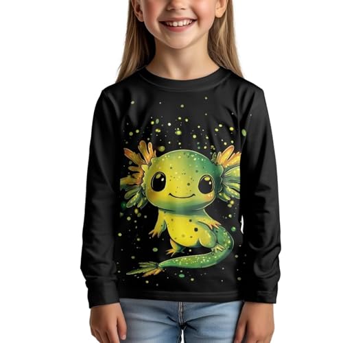 T Shirts for Girls 3-16Y Long Sleeve Blouses Lightweight Tops Soft Tees Casual T-Shirts Comfy T Shirt4