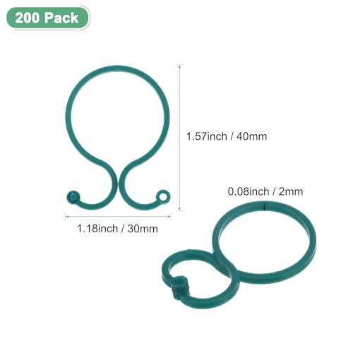 Clips de support pour plantes M METERXITY x200 pour tomates et vignes - 4