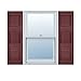 Ekena Millwork LP4C18X09500WN Custom Three Equal Panel, Raised PanelShutter (Per Pair)18"W x 95"HWineberry