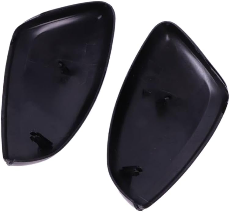 DorkTees 2PCS Car Rearview Side Mirror Cover 1607513080 1607512980 Compatible 208 2008 2012-2018 C3 2016-2020 Replacement for Part Number 1607513080 1607512980