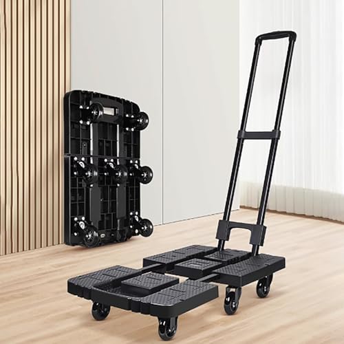 Carretilla plegable con ruedas y mango ajustable miniatura 3