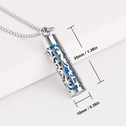 Maromalife Essential Oil Necklace For Women, Aromatherapy Pendant Necklace 316L Stainless Steel Diffuser Necklace, Essential Oil Jewelry Gift For Men Women, Christmas, Birthday #TOP6