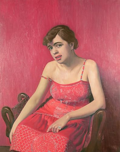 Pintura Donna rumena de Vallotton poster en lienzo 60x90cm para decoracion de salones y oficinas