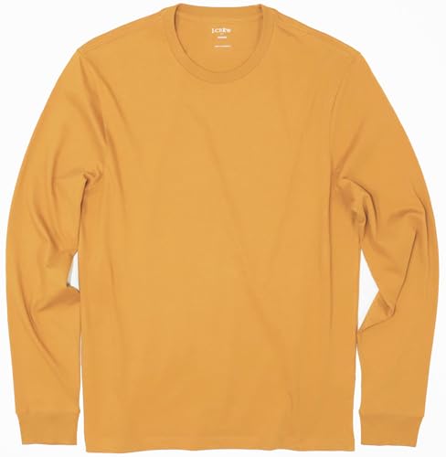 J.Crew Mercantile Men's Long-Sleeve Washed Jersey Tee (M, Copper Sand)