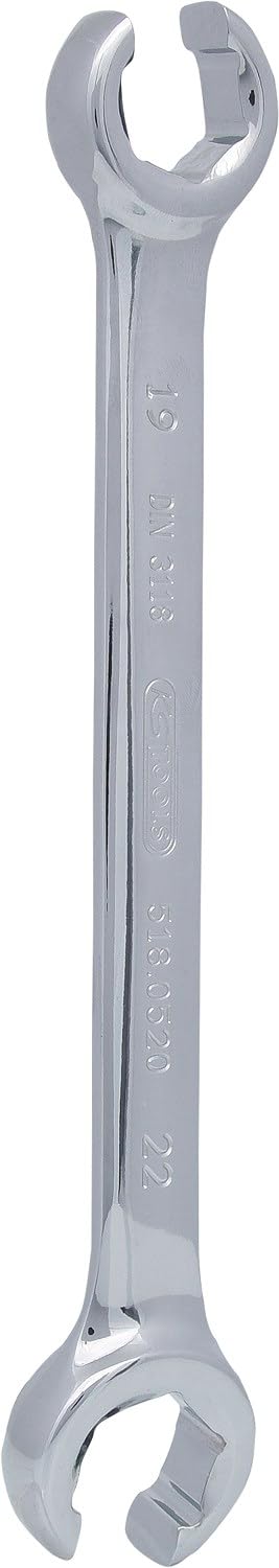 KS Tools 518.0520 19 x 22mm Chrome+ Flare Nut Spanner
