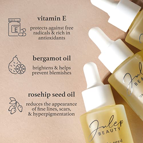 Julep Rosehip Seed Facial Oil - 1.06 Fl Oz - Lightweight Moisturizer - Repair, Brighten, And Hydrate Skin - Antioxidant Facial Oil With Rosehip Seed, Vitamin E, And Bergamot Oil #TOP2