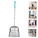 MERRYHAPY Industrial Hand Dust Pan Stainless Steel Dustpan Handle Space Efficient for Household Outdoor Use