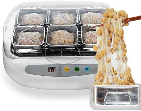 Natto Fermenter Maker, Yogurt Natto Machine,3.5L Capacity, for Making Yogurt, Natto, Tempeh, Pickled Vegetables