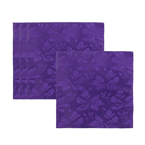 Servilletas de Tela Ruilogod 50 x 50 cm 4 pcs Morado miniatura 1