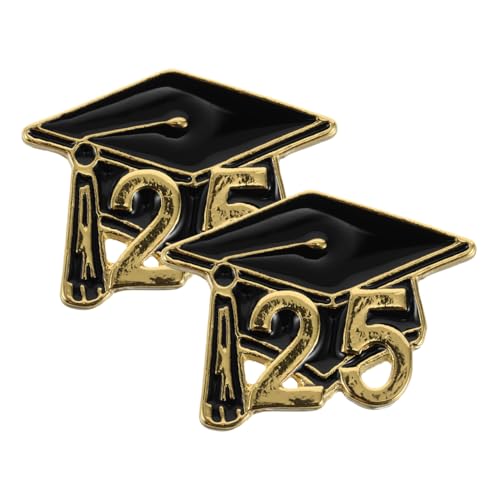 Broche de remise de diplôme 2025 en acier inoxydable CALLARON pour vêtement et chapeau