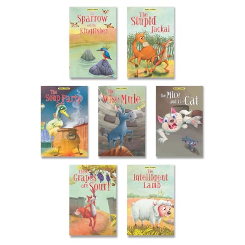 Moral Story Books for Kids (Pack of 10 Books) | 160 Total Pages |...