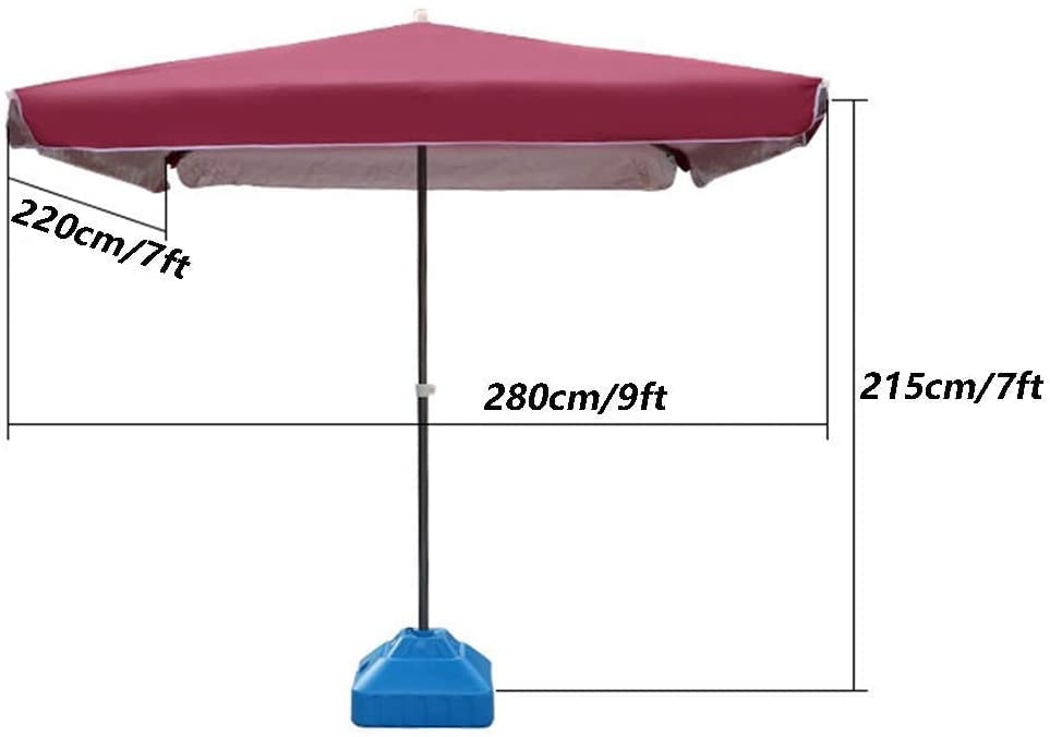 Refugio para el sol de playa CLSDRZC de 280 cm para el jardín 3