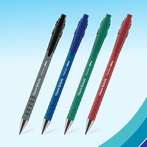 Paper Mate Flexgrip Ultra Retractable Ballpoint Pens | Medium Point (1.0mm) | Black | 5 Count - View 7