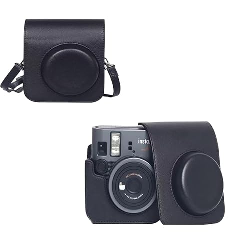 For (FUJIFILM) instax mini 41 ��p���[�P�[�X �J�o�[�yJYJIEJIE�z�ϏՌ� EVA�n�[�h�P�[�X �g�ѕ֗� �ϏՌ��� ���h�~ �S�ʕی�^ instax mini 41 �ی�J�o�[(�u���b�N)