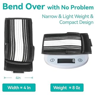 Lightweight Back Brace for Lower Back Pain Under Clothes - Relief from Sciatica, Hip and Spine Pain - Breathable & Adjustable Lumbar Support Belt for Home, Work and Exercise - Suitable for Women&Men