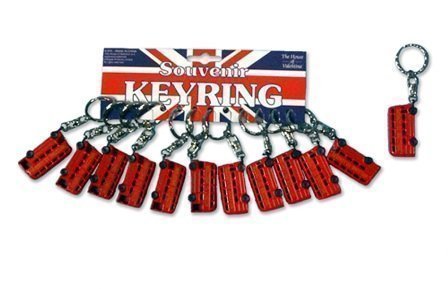 Die Cast Red London Bus Keyring 12/Pack (11054-000)