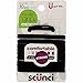 Scunci All Day Hold No-Slip Grip Black Elastics, 10 Count (Pack of 2)