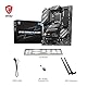 MSI B760 GAMING PLUS WIFI Mainboard, ATX - Unterstützt Intel Core Prozessoren der 14., 13. und 12. Generation, LGA 1700 - DDR5 6800+MHz/OC, 2 x PCIe 4.0 x16, 2 x M.2 Gen4, 2.5G LAN, Wi-Fi 6E