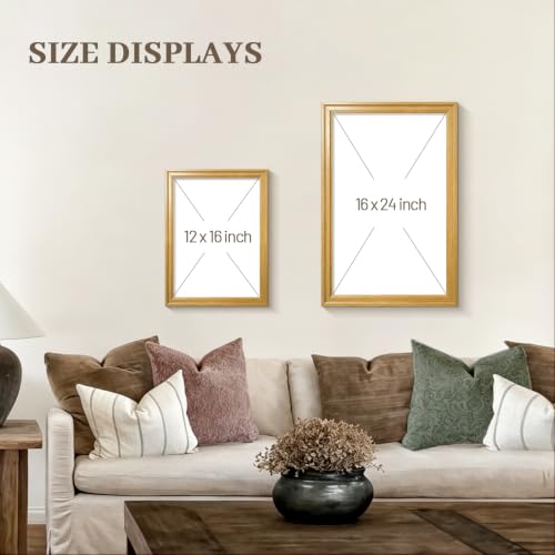 Framed Abstract Wall Art Set of 3, Sage Green Botanical Prints 16x24 Inch - image 9