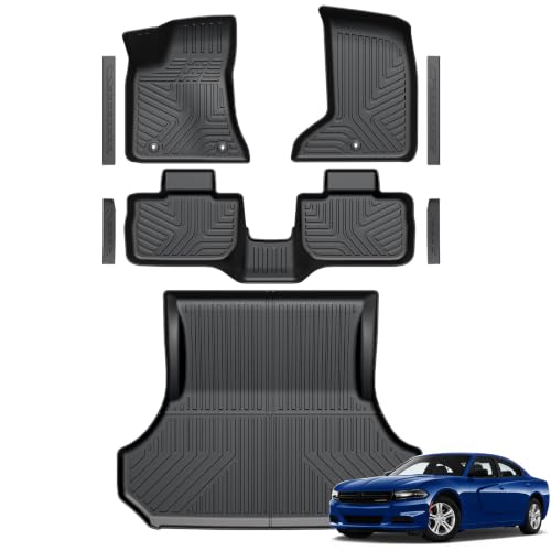 GALVAGNITE Floor Mats for 2011-2023 Dodge Charger RWD &