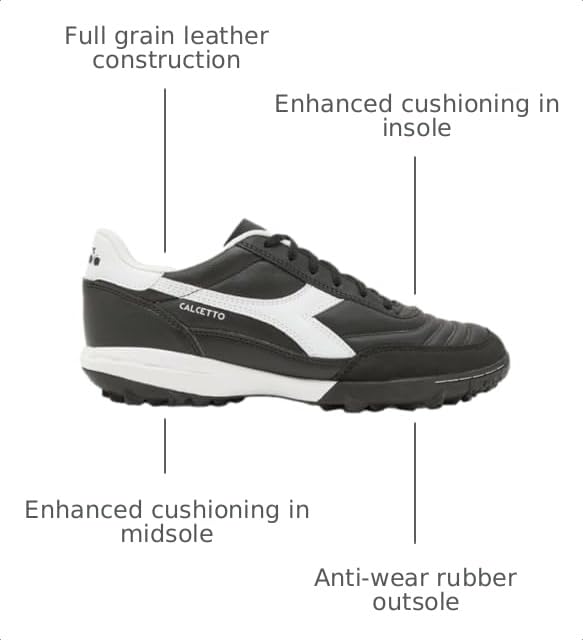 Image of Diadora Mens Calcetto Ii Lightweight Turf Soccer Cleats